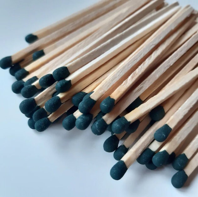 REFILL ONLY* 3.4" Long Stick Matches | Matchstick | Match Refills | Sustainable | Bottle Refill | Three inch matches