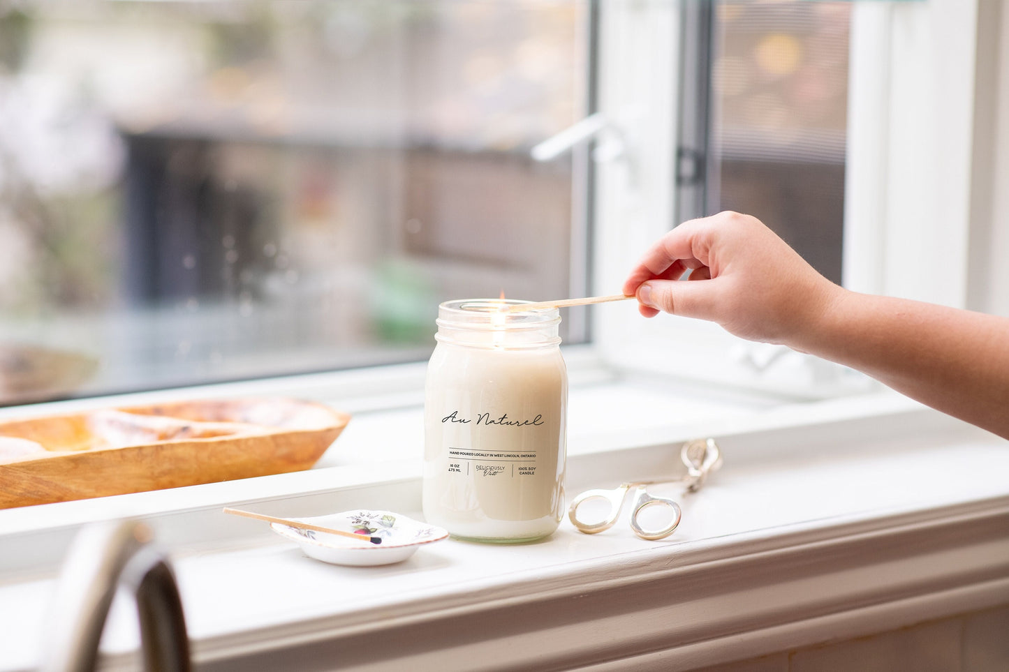 AU NATUREL unscented soy candle | Modern