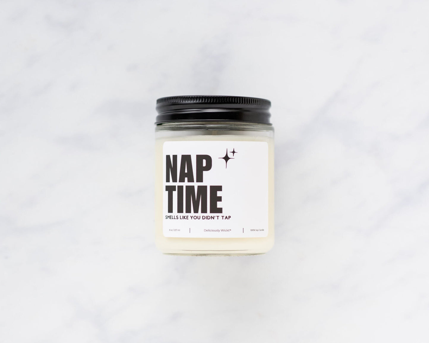 Nap Time - Jiujitsu Themed 8oz Scented Soy Candle Vegan